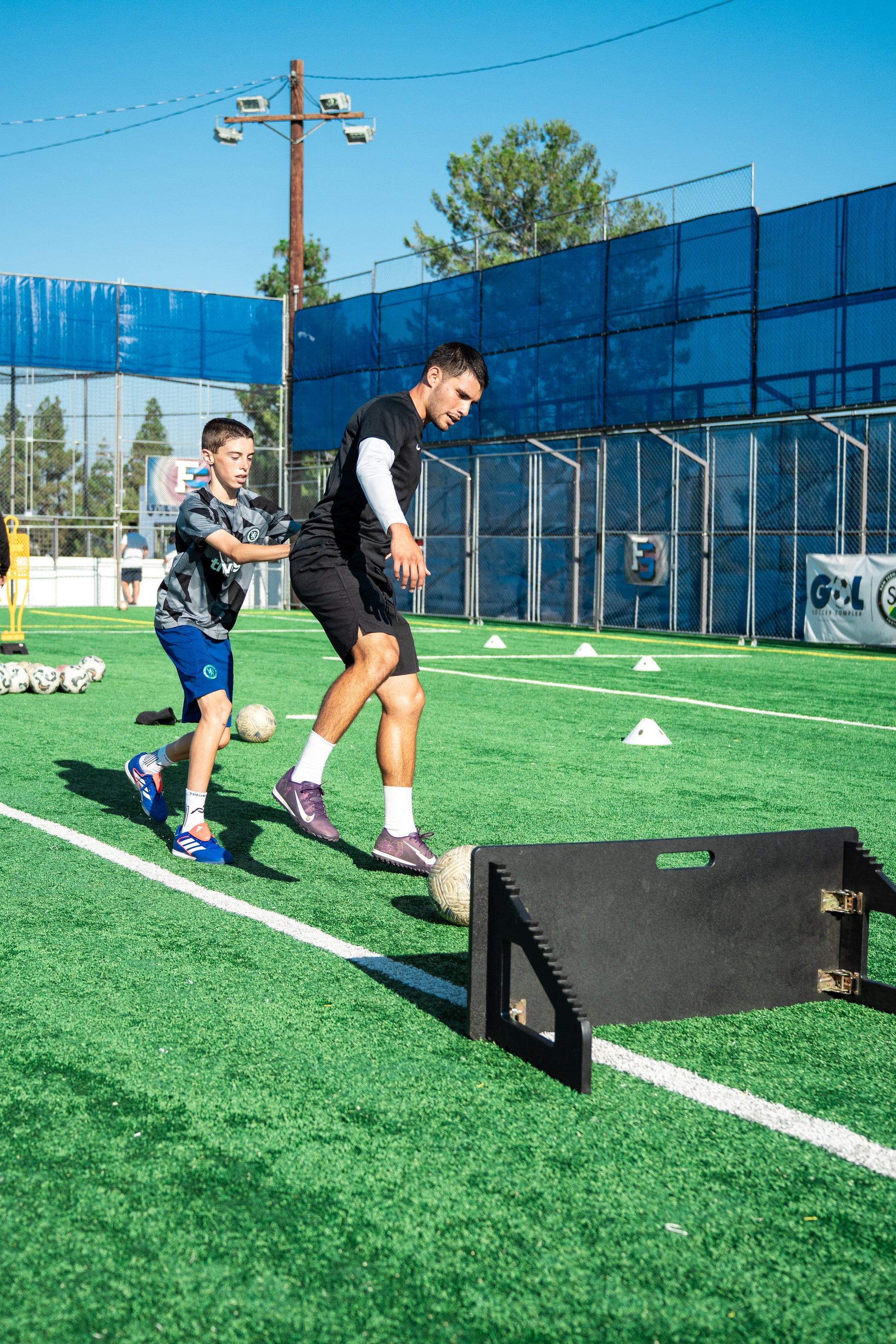 Hackk Soccer cone set packaged for youth team training